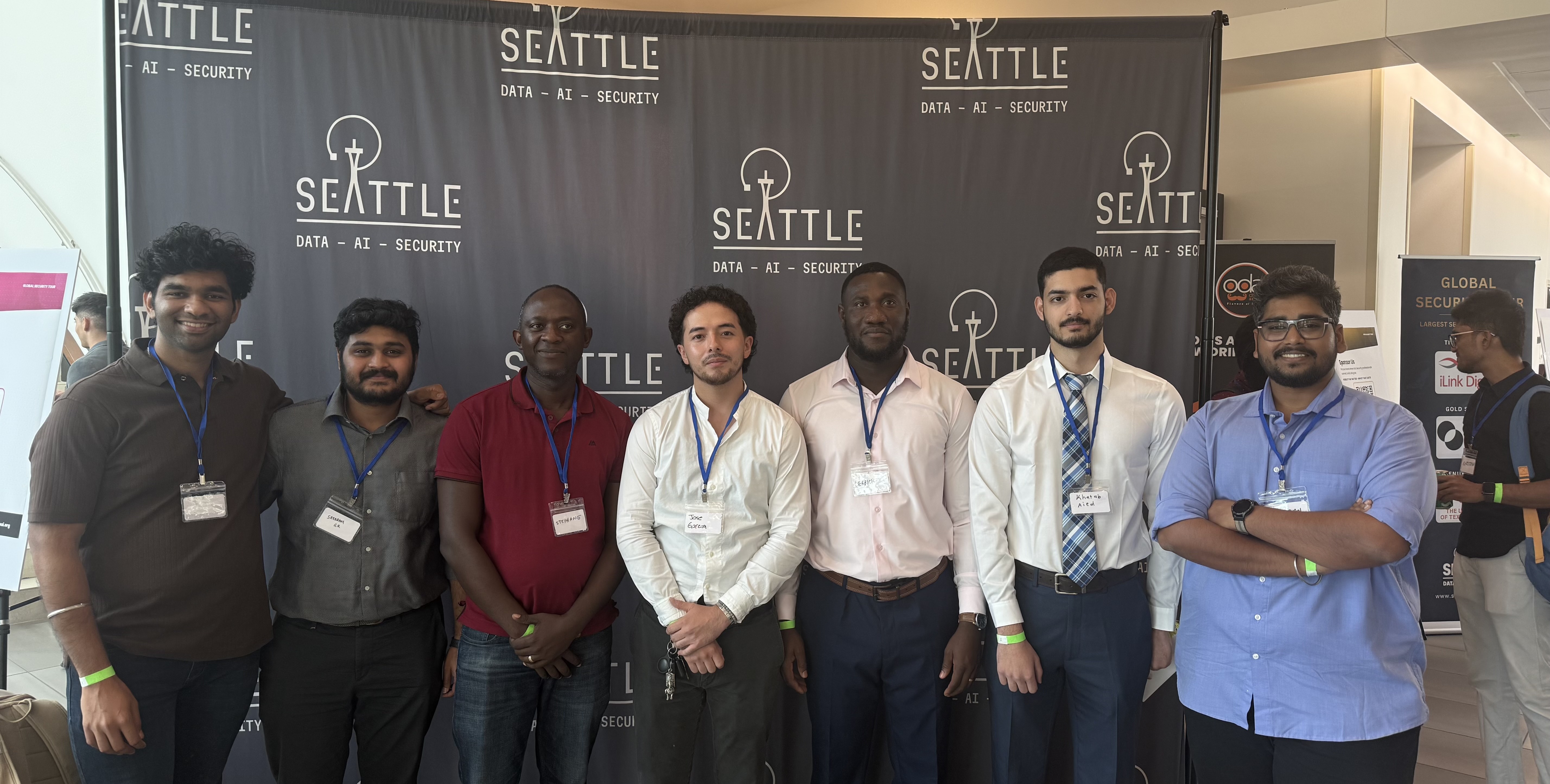 Attendee lineup at the Seattle Data, AI & Security Global Security Tour